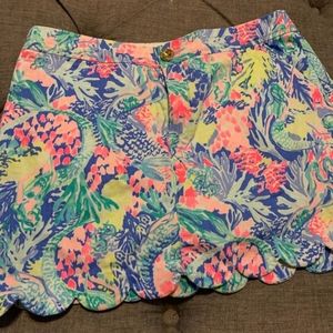 Lilly Pulitzer Mermaid Cove Skort